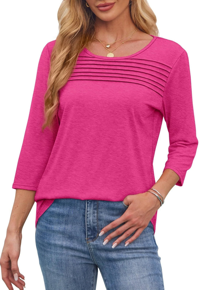 Annelie | Stylish Pleat Top 0