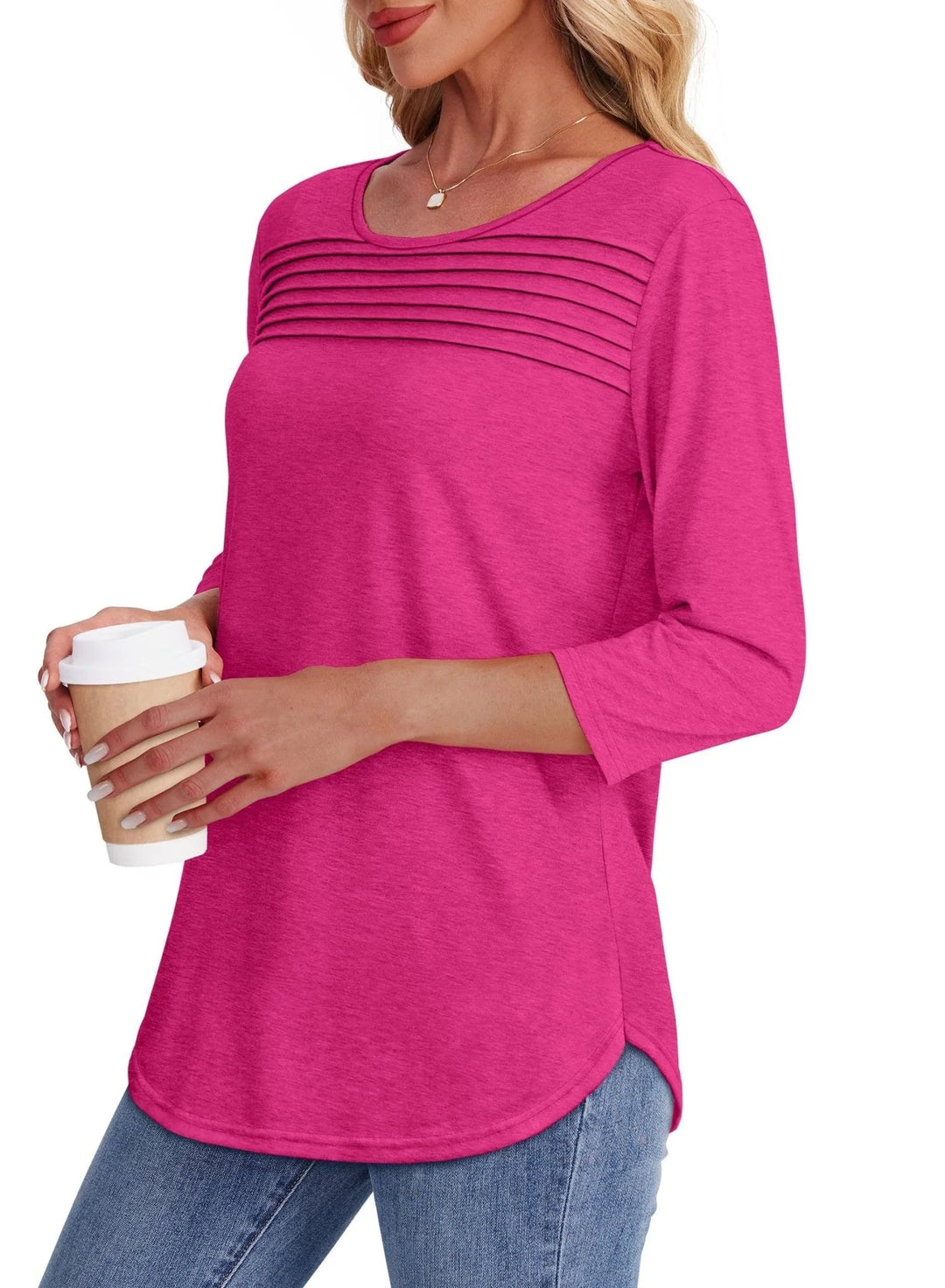 Annelie | Stylish Pleat Top 1