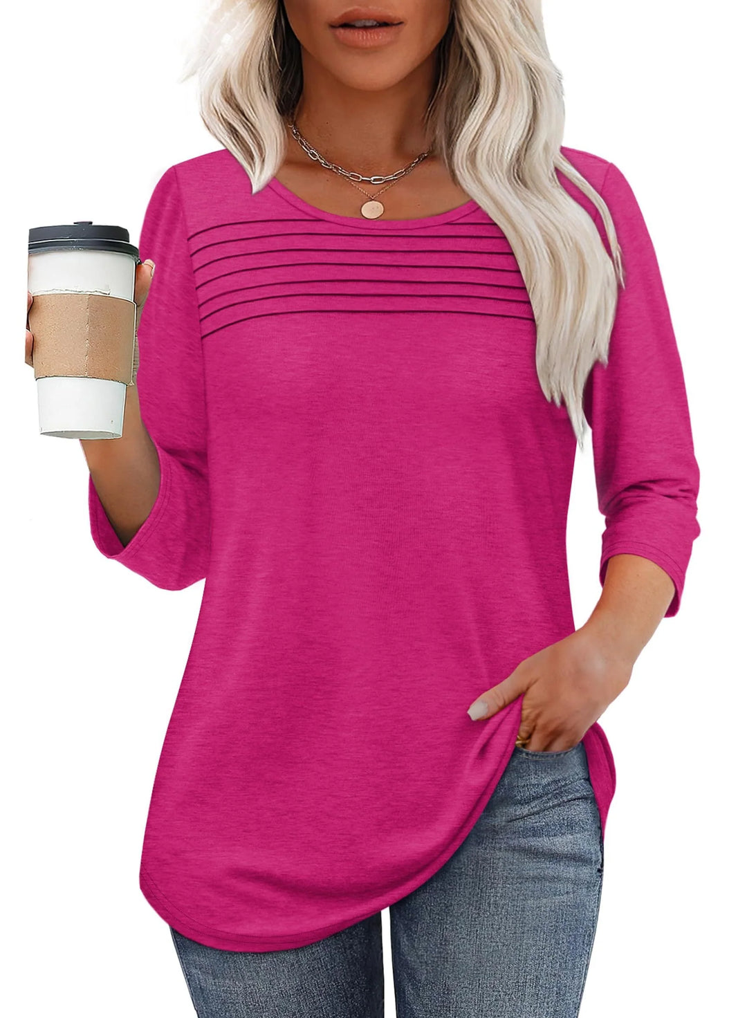 Annelie | Stylish Pleat Top 3