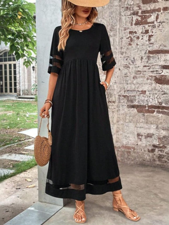 Chic Tummy-Flattering Dress for Women - Elegant Summer Style 0