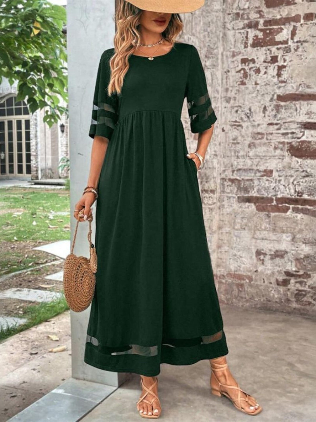 Chic Tummy-Flattering Dress for Women - Elegant Summer Style 2