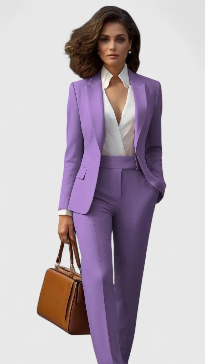 Doreen | Zweiteiler mit Einknopf-Blazer und gerader Hose 5