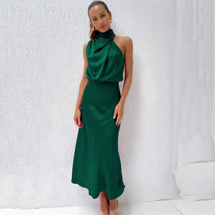 Doris | Damen Schickes Neckholder Abendkleid 13