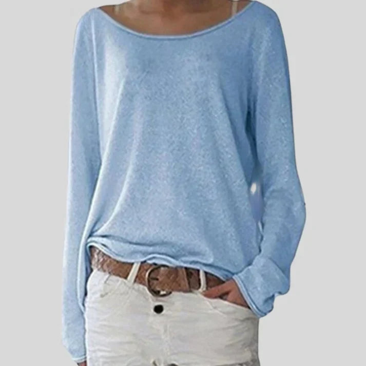 Elke | Strickpullover mit U-Boot-Ausschnitt 0