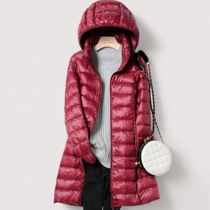 Emilia | Women's Ultralight Quilted Winter Jacket with Detachable Hood 1
