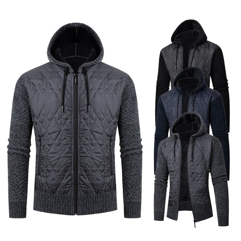 Konstantin | Hooded jacket with padding and teddy lining 1