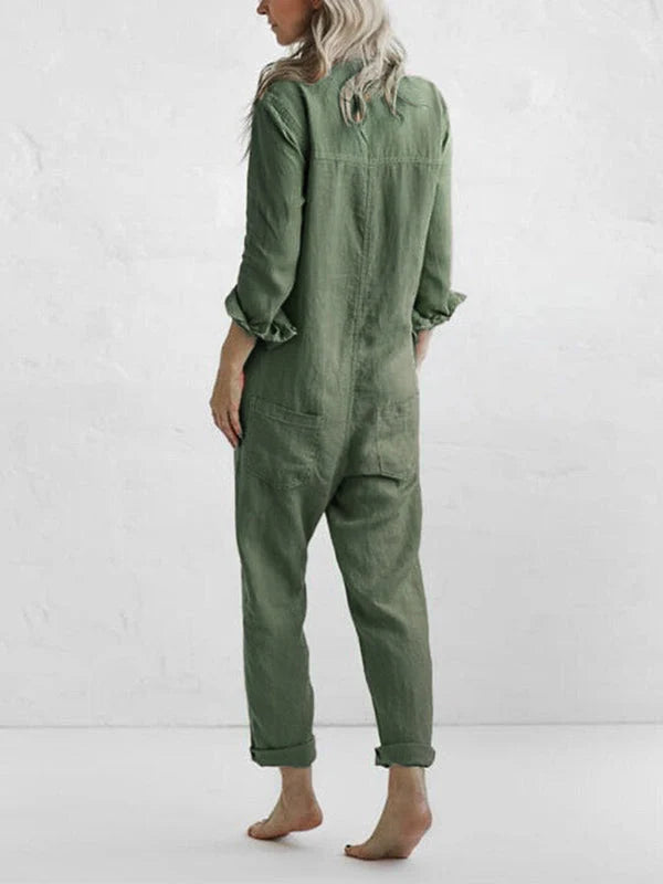 Lässiger Jumpsuit – Liv | 100% Baumwolle, mit praktischen Taschen 1