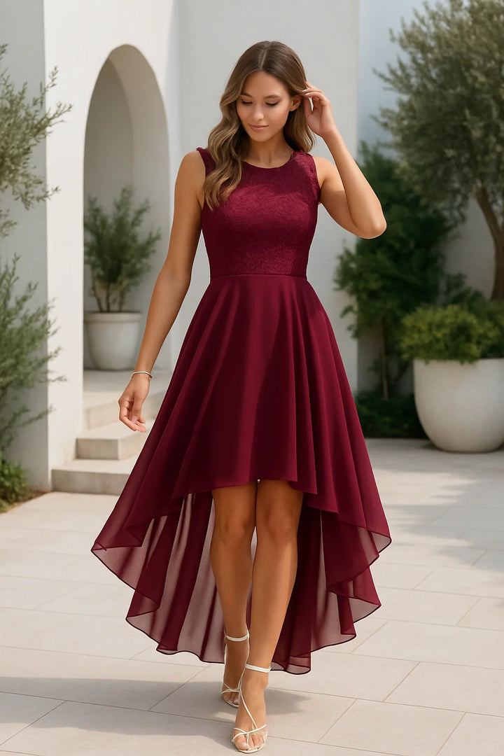 Marie | Damen High-Low Kleid für Hochzeitsgäste 1