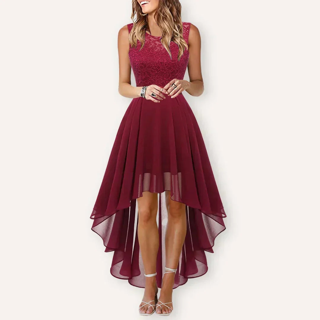 Marie | Damen High-Low Kleid für Hochzeitsgäste 2