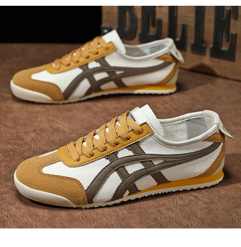 Men's Retro Sneakers | Low-Top Suede-Accent Runners 0