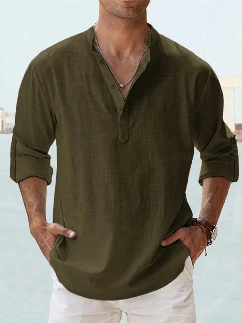 Men's Shirt | Relaxed Cotton Summer Shirt 11