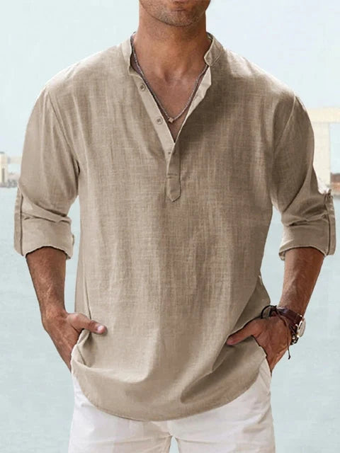 Men's Shirt | Relaxed Cotton Summer Shirt 9