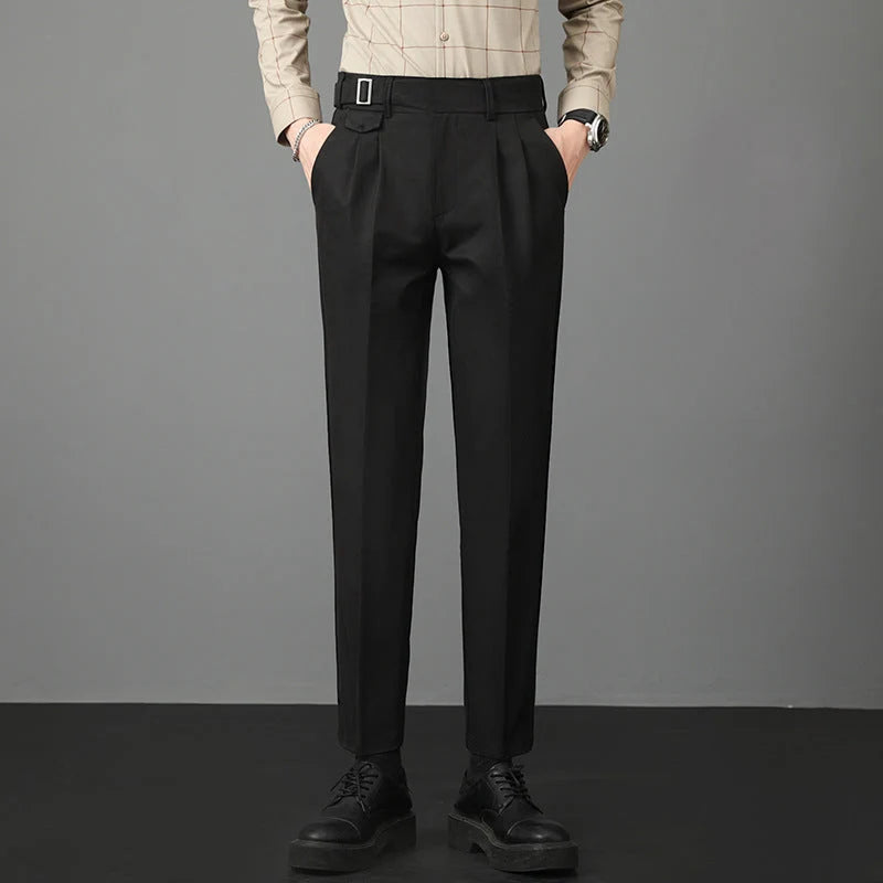 Men's Trousers | Slim-Fit Straight-Leg Trousers 0