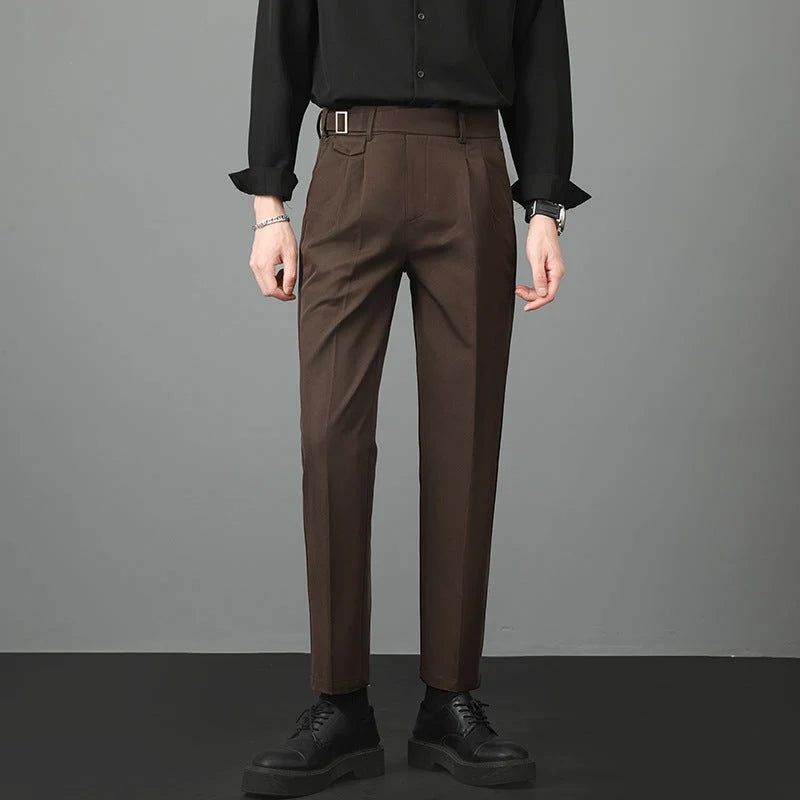 Men's Trousers | Slim-Fit Straight-Leg Trousers 2