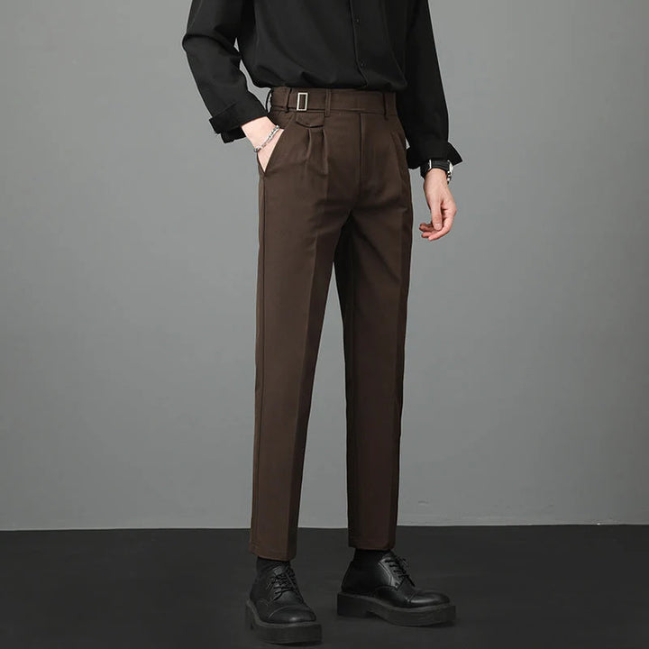 Men's Trousers | Slim-Fit Straight-Leg Trousers 3