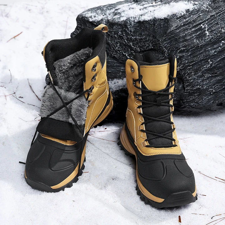Men's high-top snow boots with laces 5