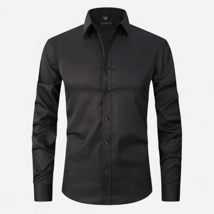 Men's non-iron shirt, elastic and breathable 2