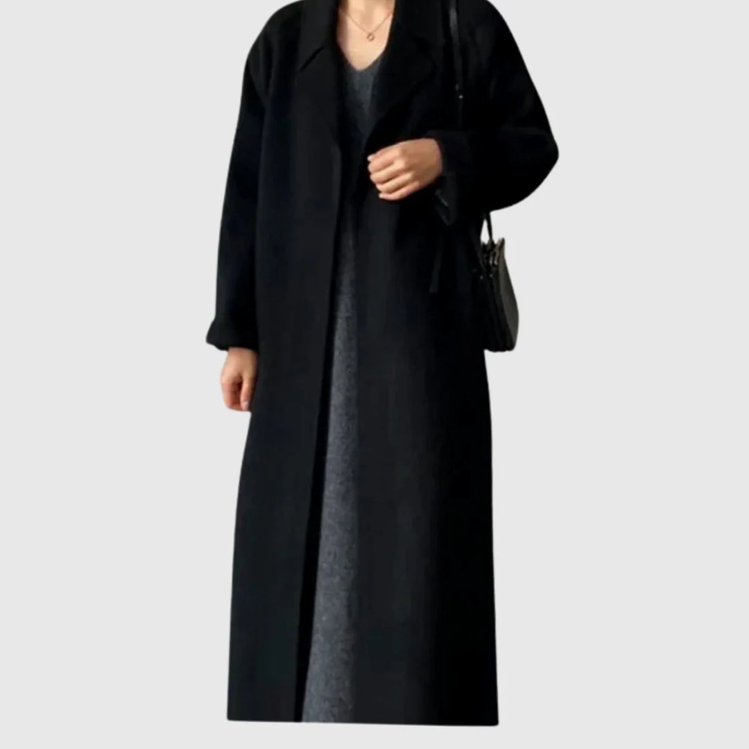 Mia | Women's coat, women's wool blend, tailored winter coat with tie belt 4