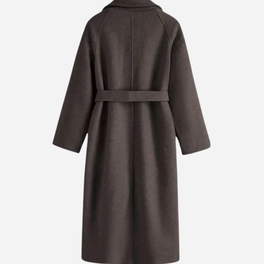 Mia | Women's coat, women's wool blend, tailored winter coat with tie belt 6