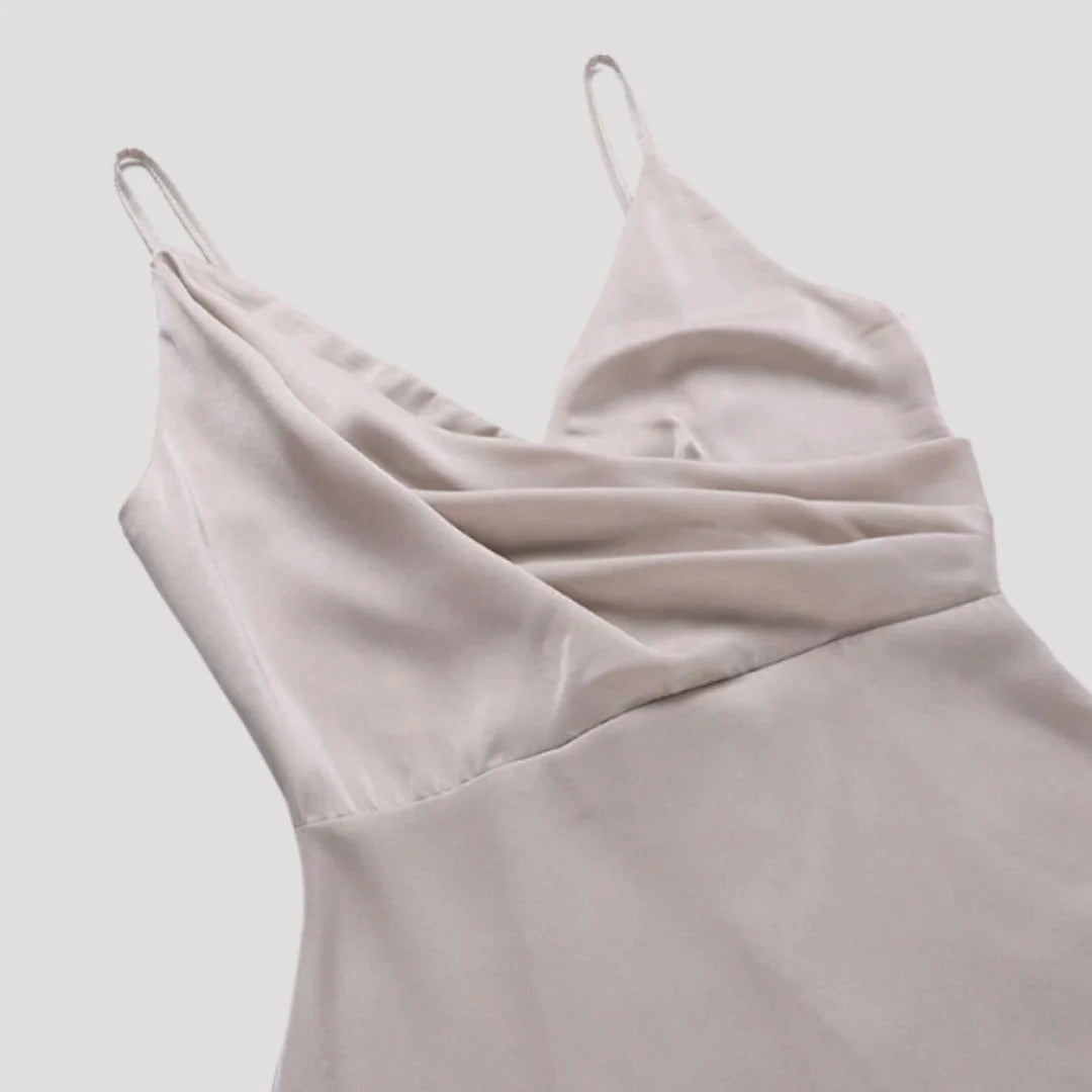 Nadine | Damen Maxi Kleid mit Schlitz für Hochzeitsgäste 3