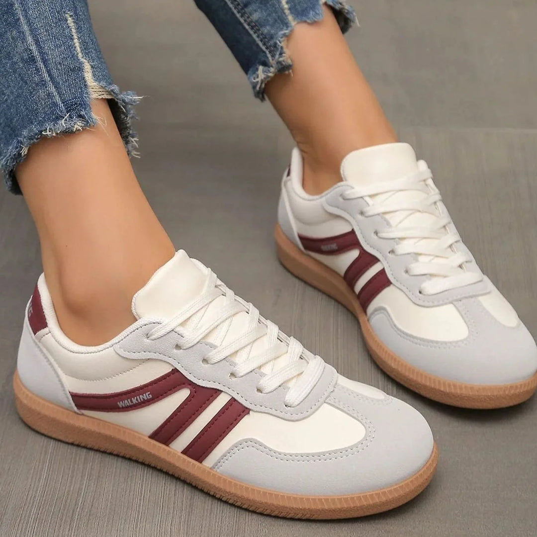Nora | Damen Orthopädische Sneaker mit Breiter Zehenbox und Schnürung 14