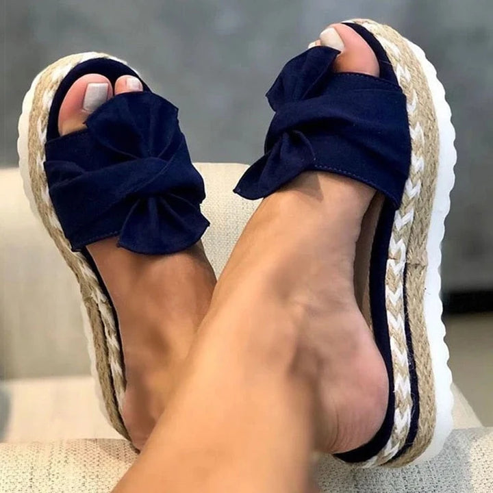 Orthopedic Arch Support Women's Sandals with Bow Detail - Comfortable Summer Footwear 3