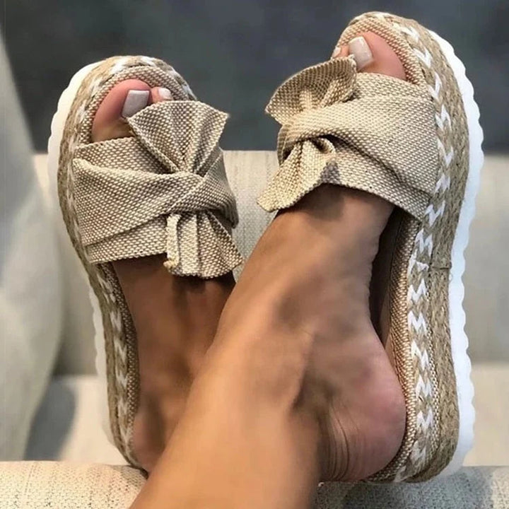 Orthopedic Arch Support Women's Sandals with Bow Detail - Comfortable Summer Footwear 6