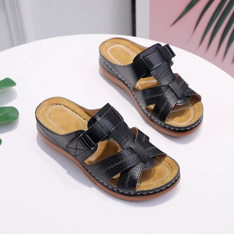 Orthopedic Women's Sandals with Arch Support - Stylish Non-Slip Design for Comfort and Stability 0