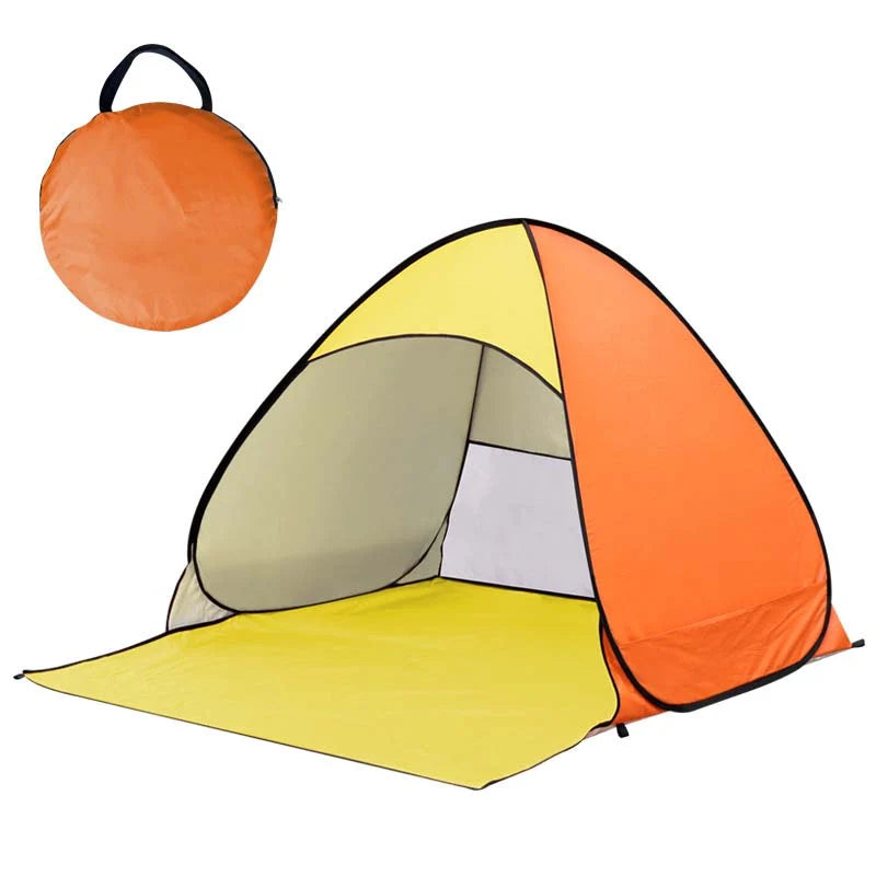 Pop-Up Beach Tent with 98% UV Protection 4