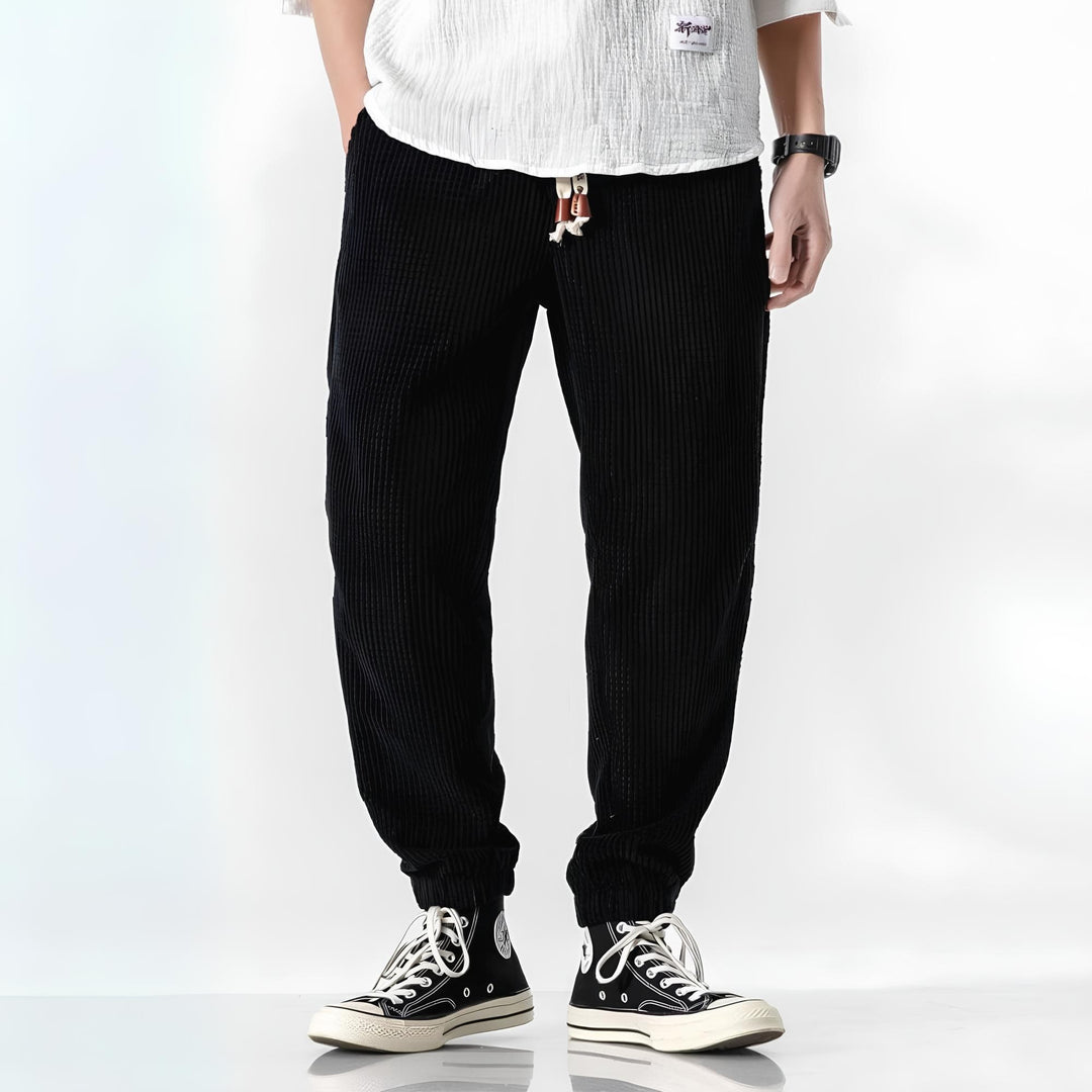 Ronan | Textured Joggers with Drawstring Waist 2