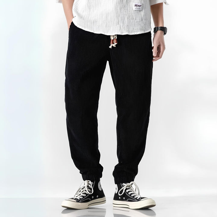 Ronan | Textured Joggers with Drawstring Waist 2