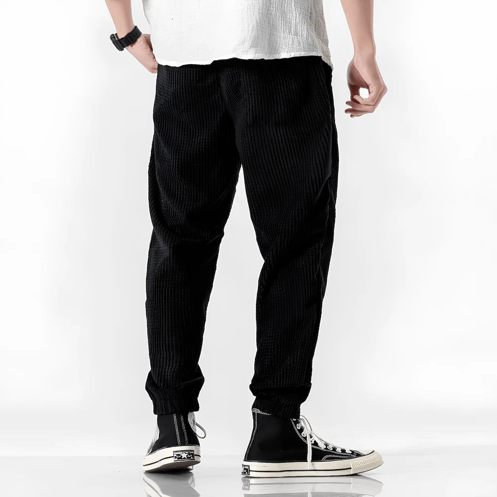Ronan | Textured Joggers with Drawstring Waist 3