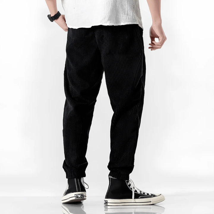 Ronan | Textured Joggers with Drawstring Waist 3