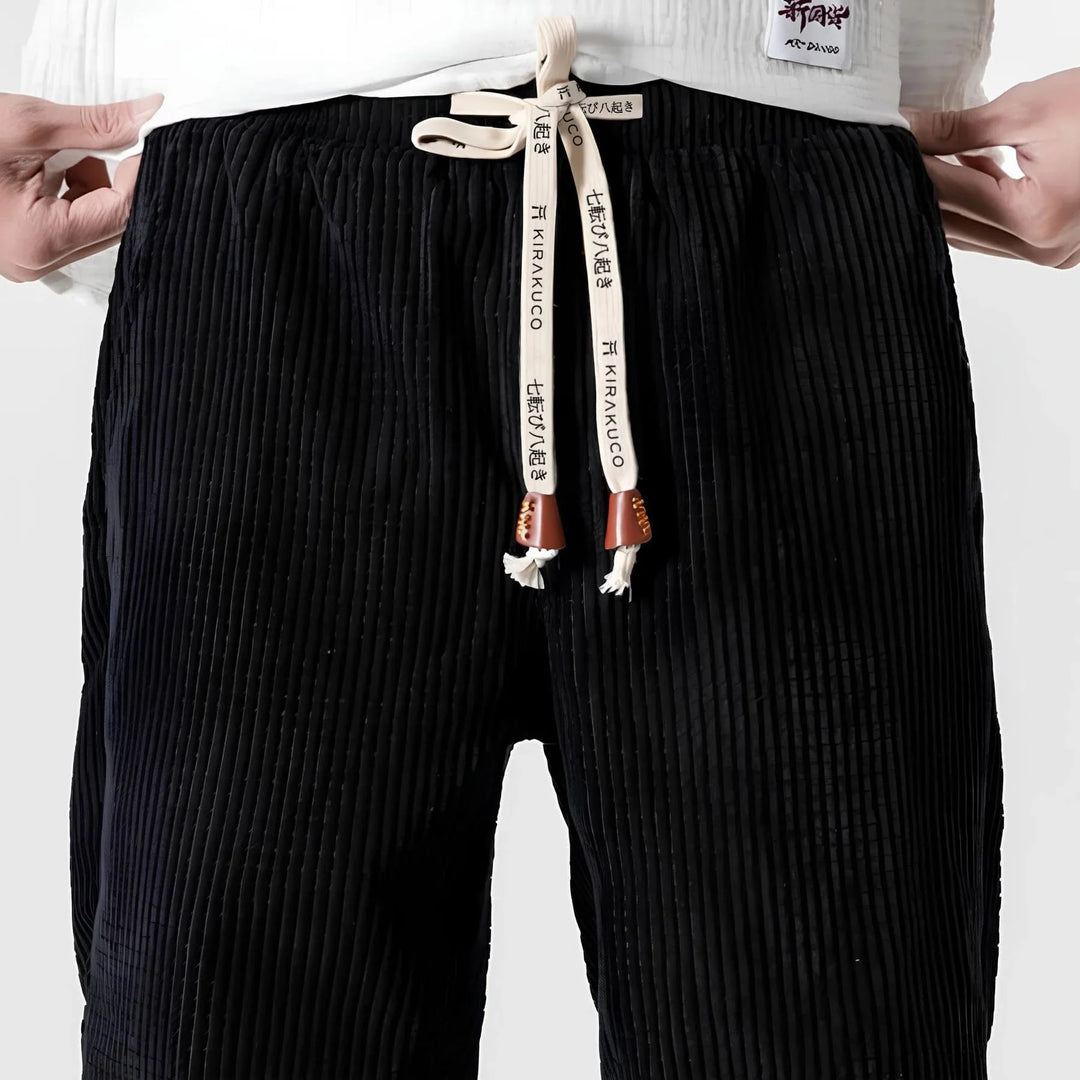 Ronan | Textured Joggers with Drawstring Waist 4