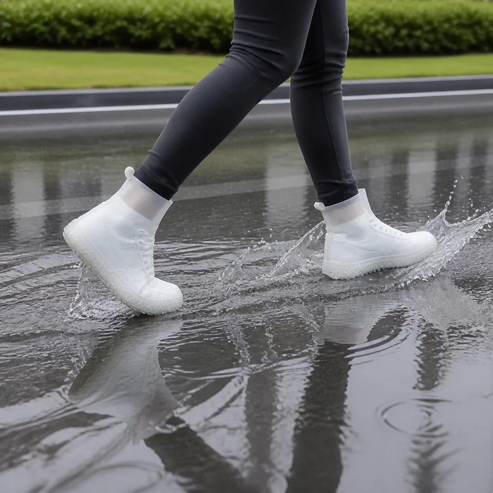 Seamless Stretch Silicone Waterproof Shoe Covers 1