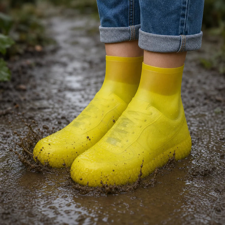 Seamless Stretch Silicone Waterproof Shoe Covers 6