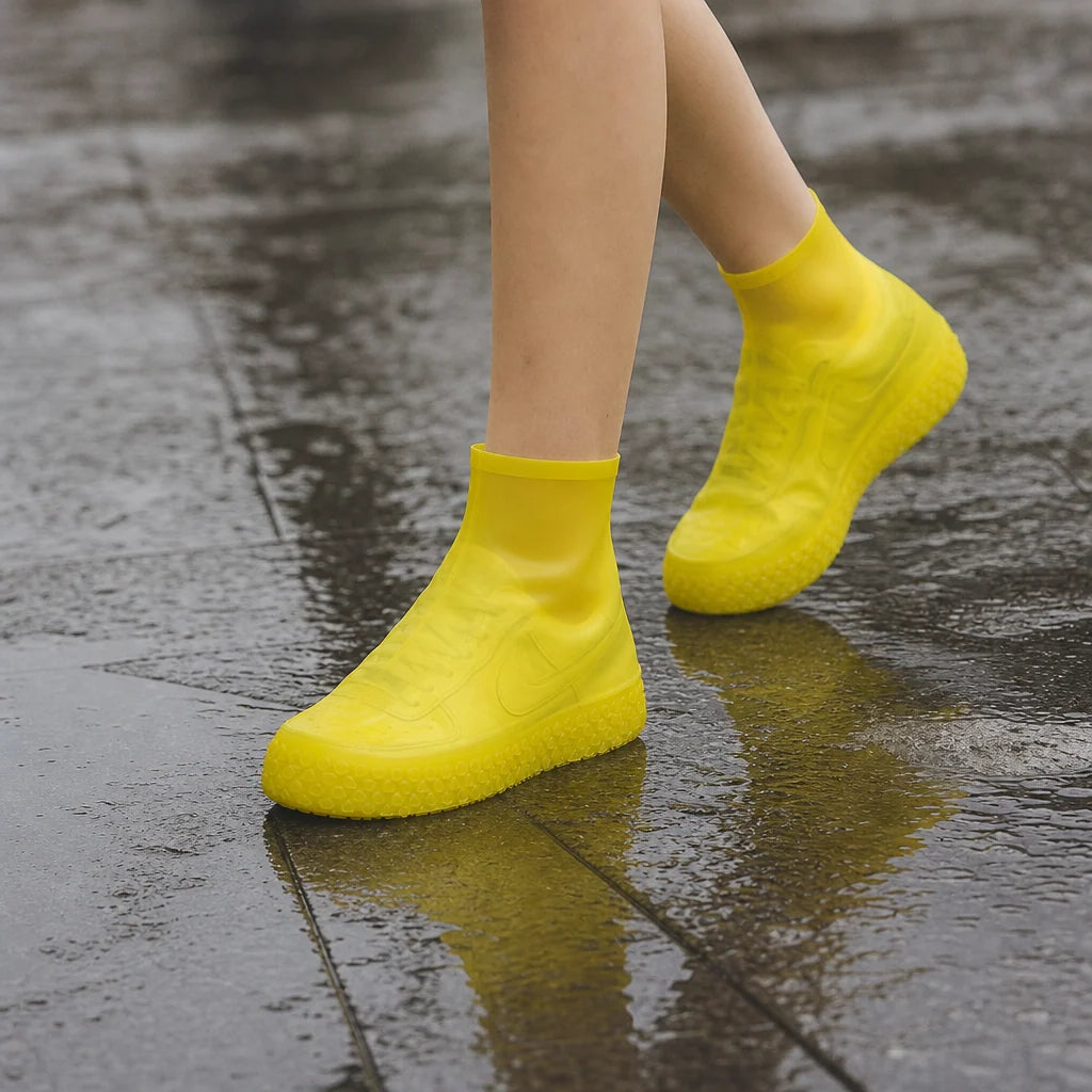 Seamless Stretch Silicone Waterproof Shoe Covers 7