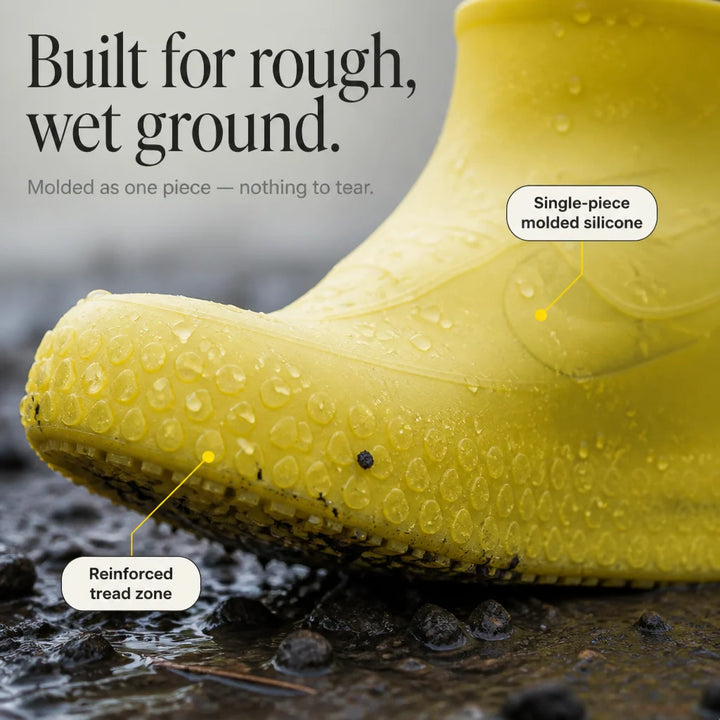 Seamless Stretch Silicone Waterproof Shoe Covers 8