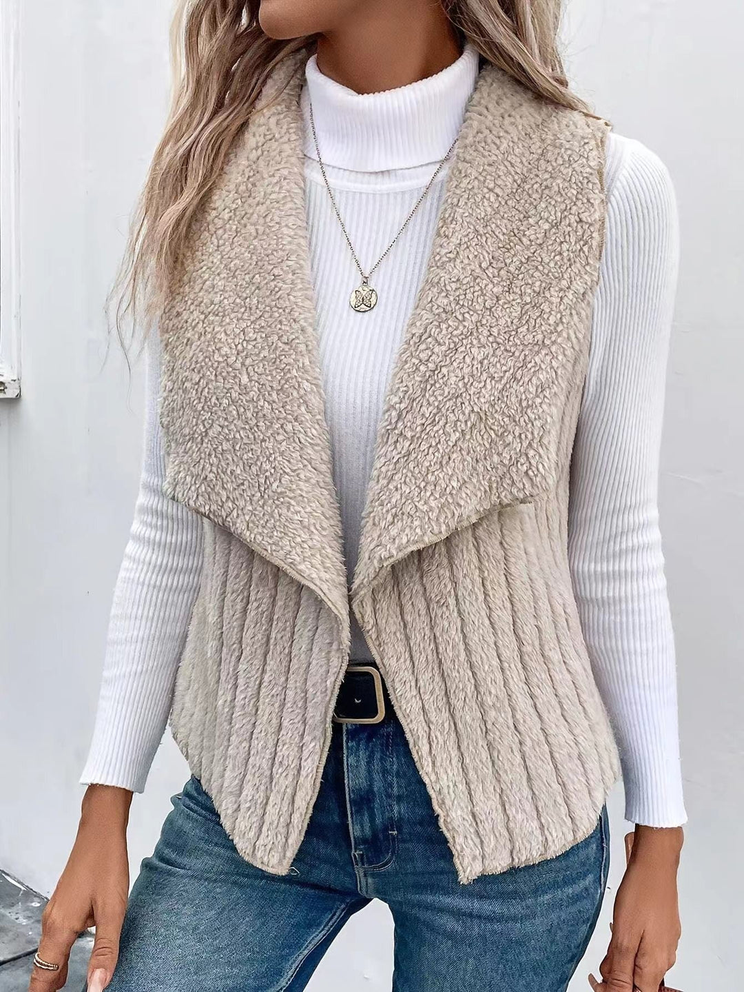 Seraphina Damen Weste aus Kunstpelz 10