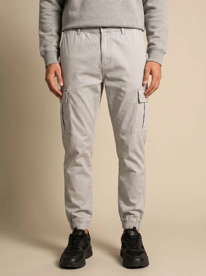 Simon | Men's Cargo Jogger Pants with Cargo Pockets and Elastic Waistband 3