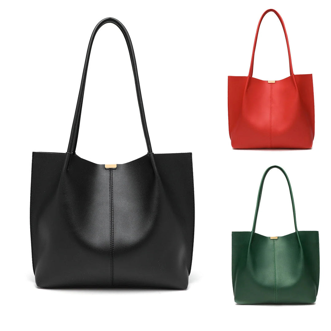 Stylish Leather Tote Bag 2