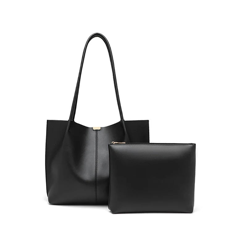 Stylish Leather Tote Bag 3