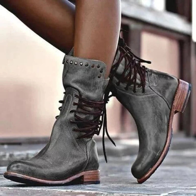 WYNONA | RUSTIKALE VINTAGE LEDERSTIEFEL 7