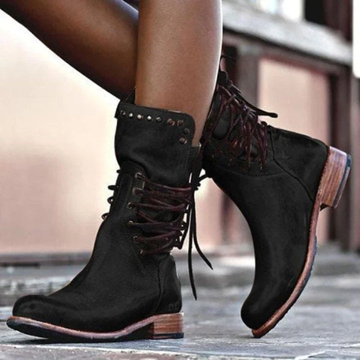 WYNONA | RUSTIKALE VINTAGE LEDERSTIEFEL 8