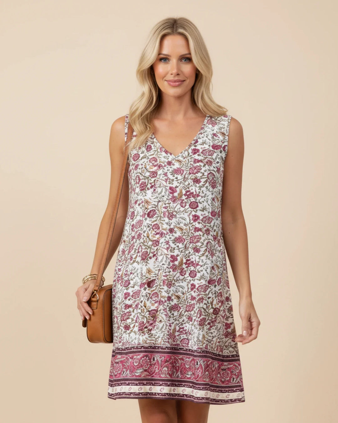 Women's Sleeveless Summer Mini Dress 0