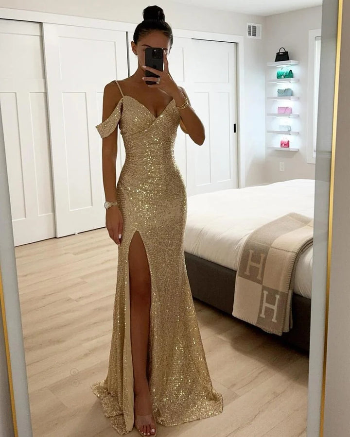 Women's Sparkling Evening Maxi Dress 0
