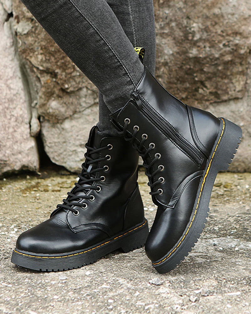 Women's Suede Ankle Boots | Wool-Lined Zip-Up Boots 4