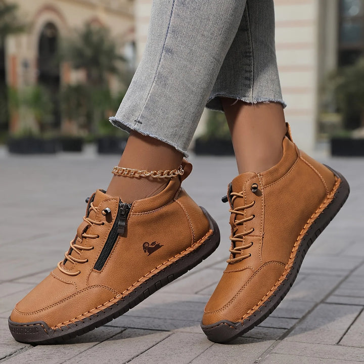 Women's lace-up shoes | Comfort & practical zipper 4
