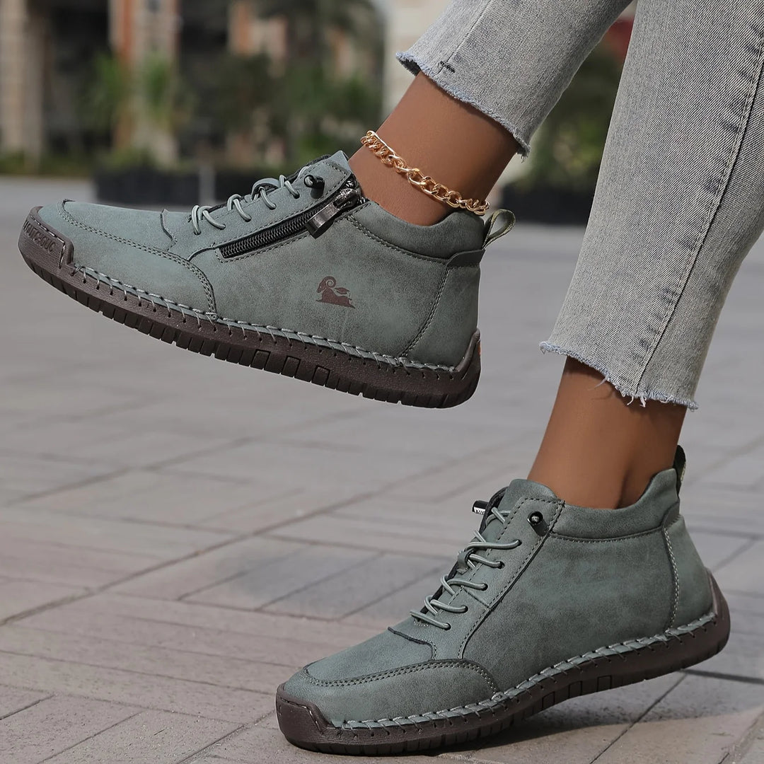 Women's lace-up shoes | Comfort & practical zipper 7